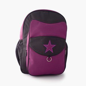 Brand New Kid's Purple and Gray Backpack